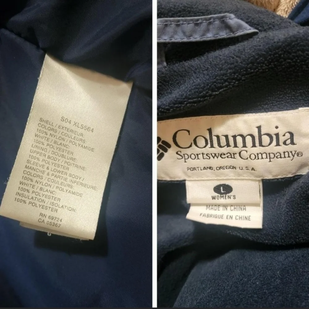 🏷️COLOMBIA WOMEN'S US LARGE JACKET NO HOOD IN VERY GOOD CONDITION - Picture 10 of 10